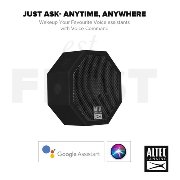 Altec Lansing Solo Rugged Bluetooth Speaker Black - Picture 6 of 9